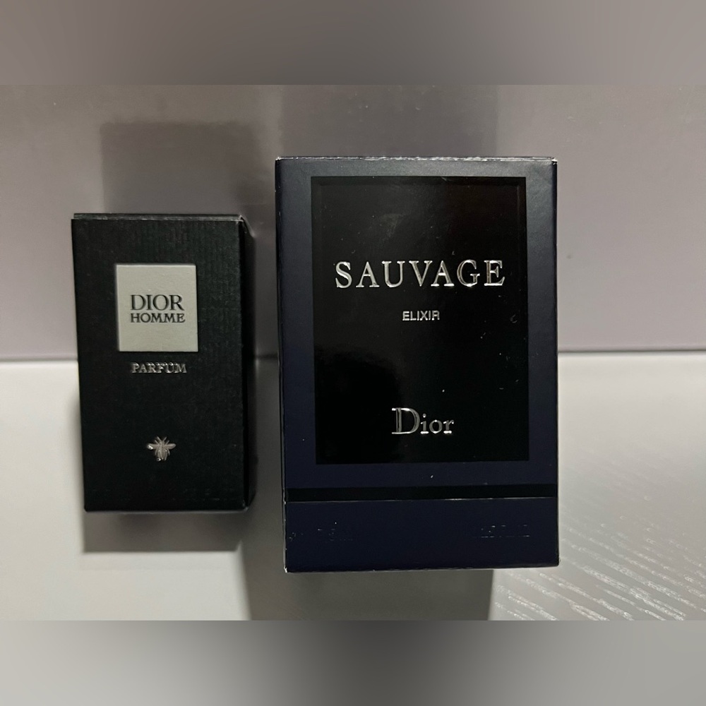 Sauvage Elixir and Dior Homme mini Set